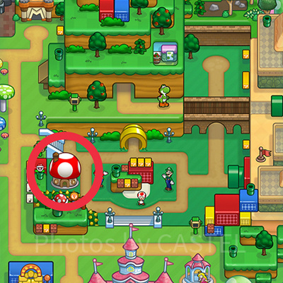 キノピオカフェの場所