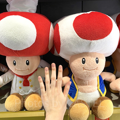 キノピオぬいぐるみ(ビッグサイズ)サイズ比較