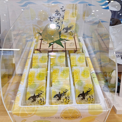 神戸須磨シーワールドのお土産・グッズ：シャチの初恋 あまなつゼリー