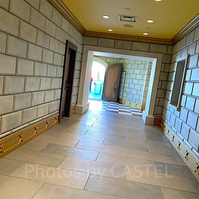 マリオエリア通路の大きな扉