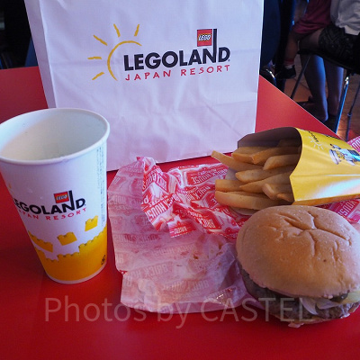 レゴランドのハンバーガー