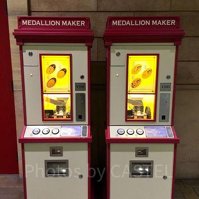 ディズニーリゾートラインの各駅を回ってメダルを作ろう☆