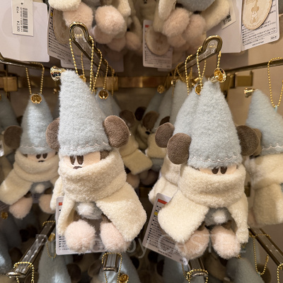 リルリンリンぬいぐるみバッジ（水色）