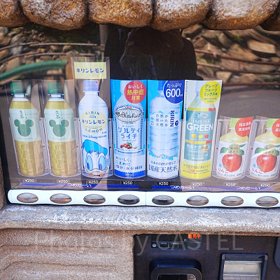 自動販売機のラインナップ