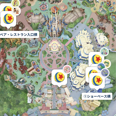 スタンプラリースポットの場所