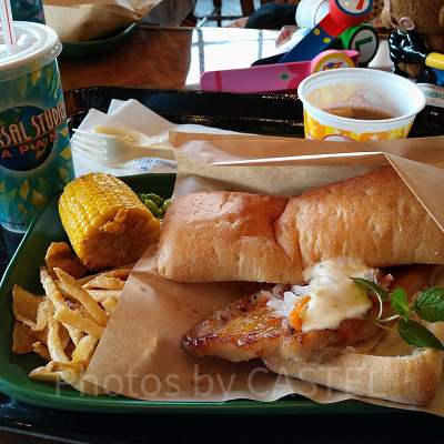 ロストワールドレストラン／ポークサンド・プレート（1,600円）