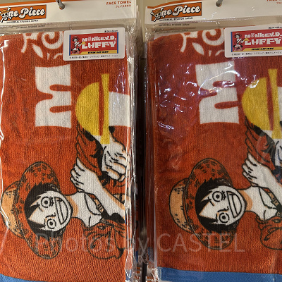 ルフィフェイスタオル（ワンピースグッズ2025）