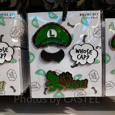 ルイージのバッジセット