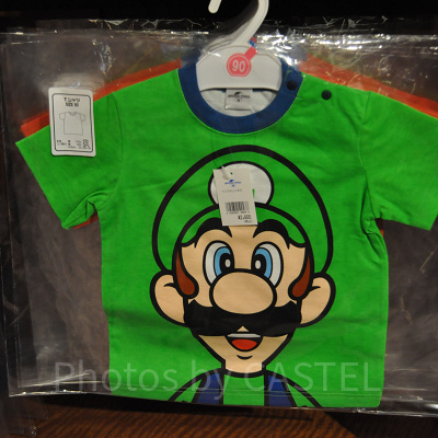 ルイージのキッズTシャツ