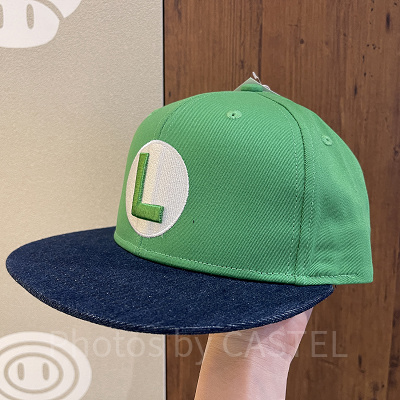 ルイージのキャップ（つばブルー）