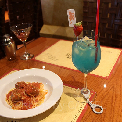 ルパン三世リストランテ・アモーレ　ミートボールスパゲッティとオリジナルカクテル