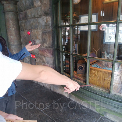 USJワンド・マジックの魔法スポット/時を止める魔法