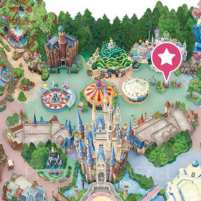 ビレッジペイストリーの地図