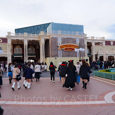 3月ディズニーランド混雑レポ：開園直後（8:15頃）の様子