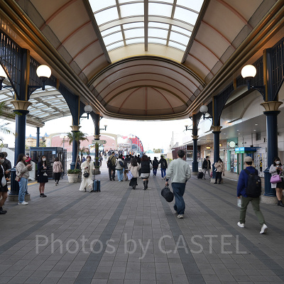 3月ディズニーランド混雑レポ：舞浜駅前（7:20頃）
