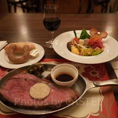 3月ディズニーランド混雑レポ：ザ・ダイヤモンドホースシューのメニュー