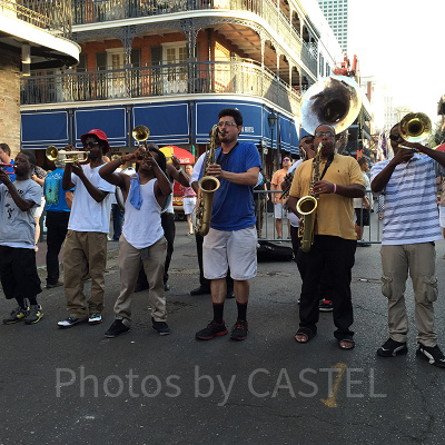 「聖者の行進」はニューオーリンズのストリート・パフォーマーの定番曲