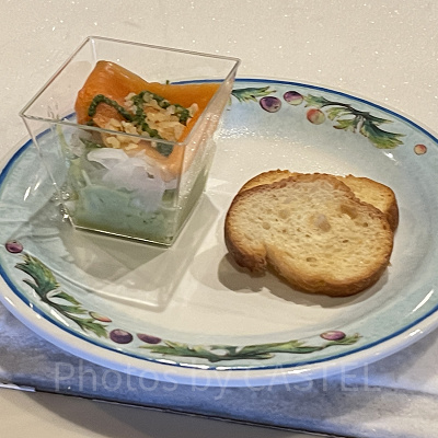 サーモン＆オニオンマリネ（アーモンド入り）