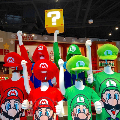 マリオとルイージのぬいぐるみハット