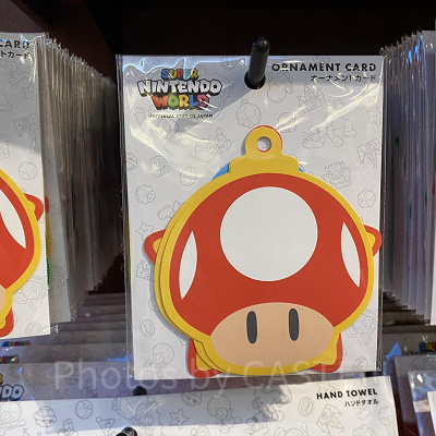 マリオとパワーアップアイテムのカードセット／USJクリスマスグッズ 2022