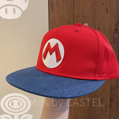 マリオのキャップ(つばブルー)