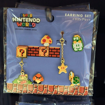 マリオキャラクターのイヤリングセット