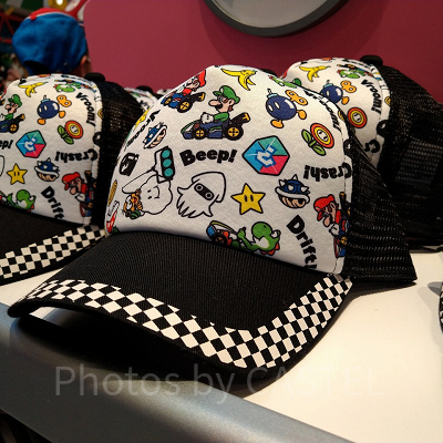 マリオカートのキャップ