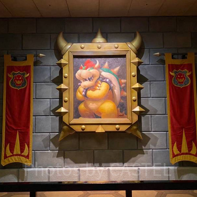 マリオカートの待ち列装飾