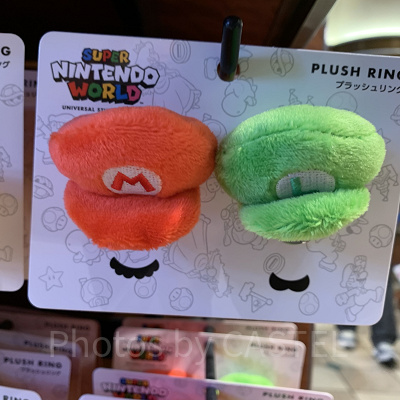 マリオ&ルイージ帽子のプラッシュリング