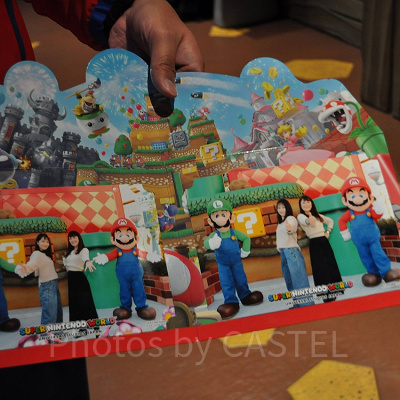 マリオ&ルイージのフォト台紙サンプル