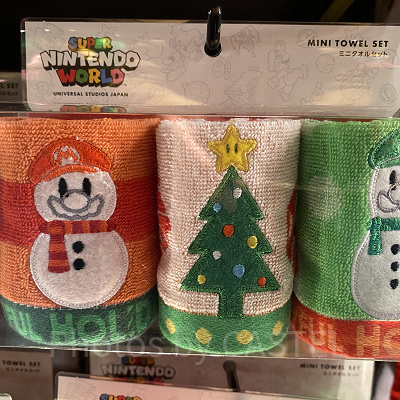 マリオミニタオルセット（USJクリスマスグッズ2023）