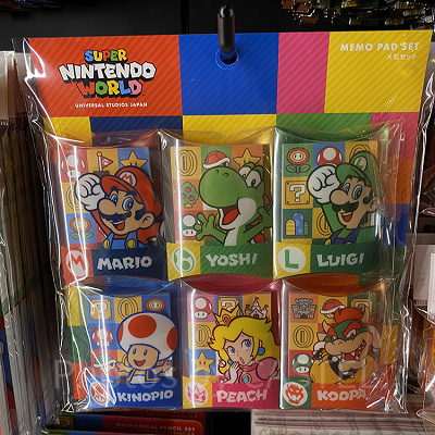 メモセット(マリオ全員集合)