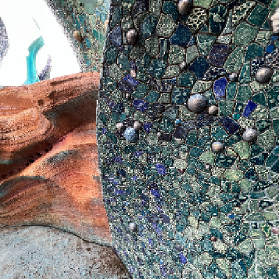 マーメイドラグーン隠れミッキー：トリトンズ・キングダム外壁