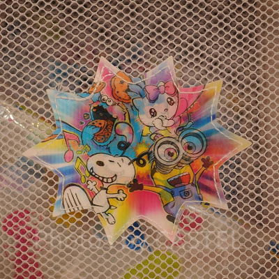 メッシュバッグの柄アップ