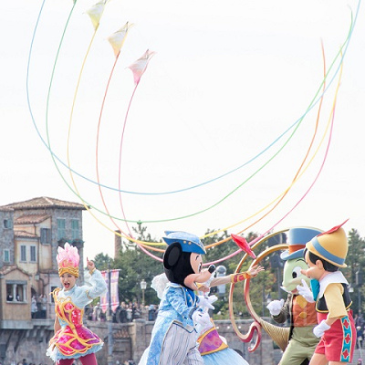 ミッキーとカイト 成功例<br /> 設定：165㎜ SS1/250 F8.0 ISO100