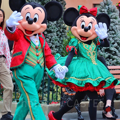 新しい表情になったミッキーとミニー