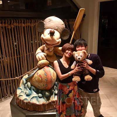 セレブレーションホテルのミッキーとパシャリ！