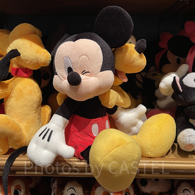 ミッキーとプルートのぬいぐるみ（ミッキーグッズ）