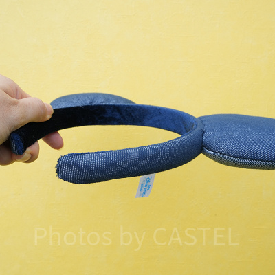 ミッキーデニムカチューシャ：フレーム