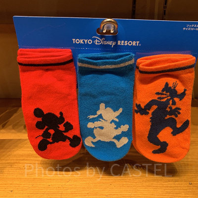 ミッキー、ドナルド、グーフィーの靴下（キッズ）