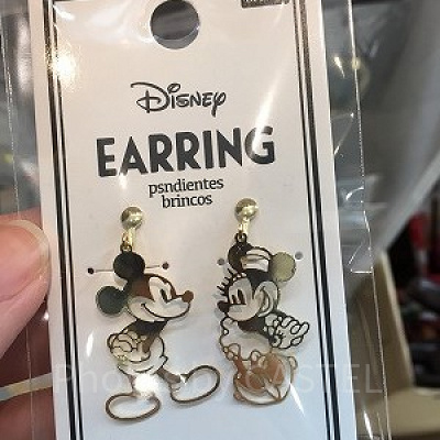 ミッキーミニーイヤリング（イエロー）