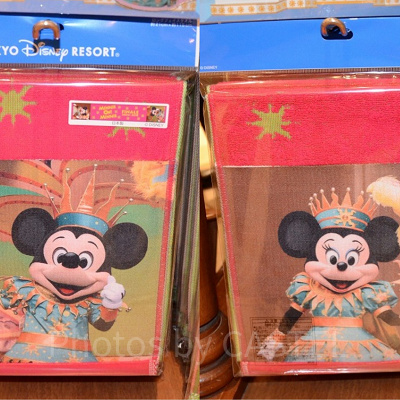 ミッキー&ミニーのロングタオル