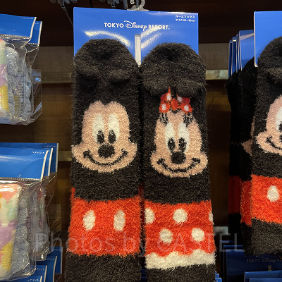 ミッキー＆ミニーのルームソックス