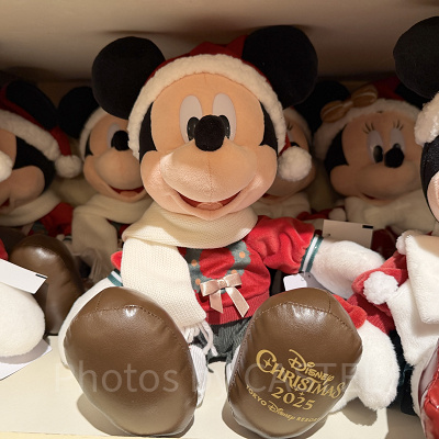 ミッキーぬいぐるみ(クリスマスグッズ2025)