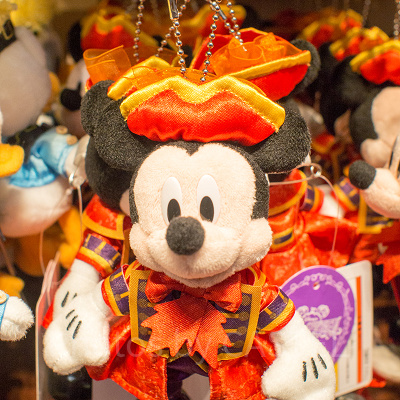 ミッキーぬいぐるみバッジ