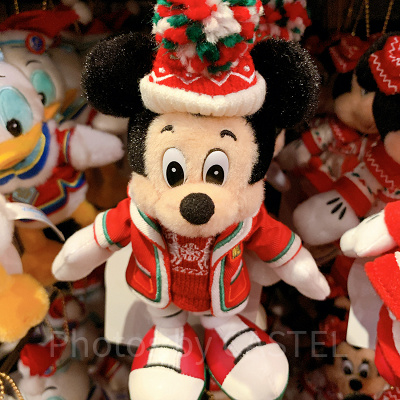 ミッキーぬいぐるみバッジ