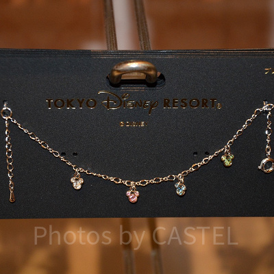 ミッキーシェイプストーンブレスレット