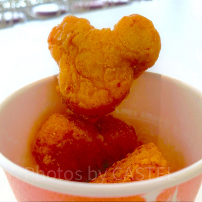 ミッキー型のチキンナゲット