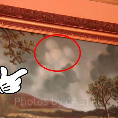 ミッキーの形をした雲