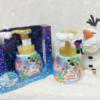 ミッキーシェイプのハンドソープ